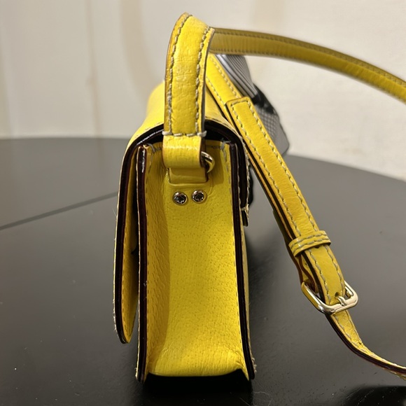 Kate Spade Crossbody Yellow Purse Natalie Wellesley Bag - Picture 4 of 12